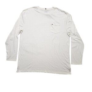 Men's Tommy Hilfiger White Long-Sleeve Nantucket Tee‎ (T) Shirt w Pocket …